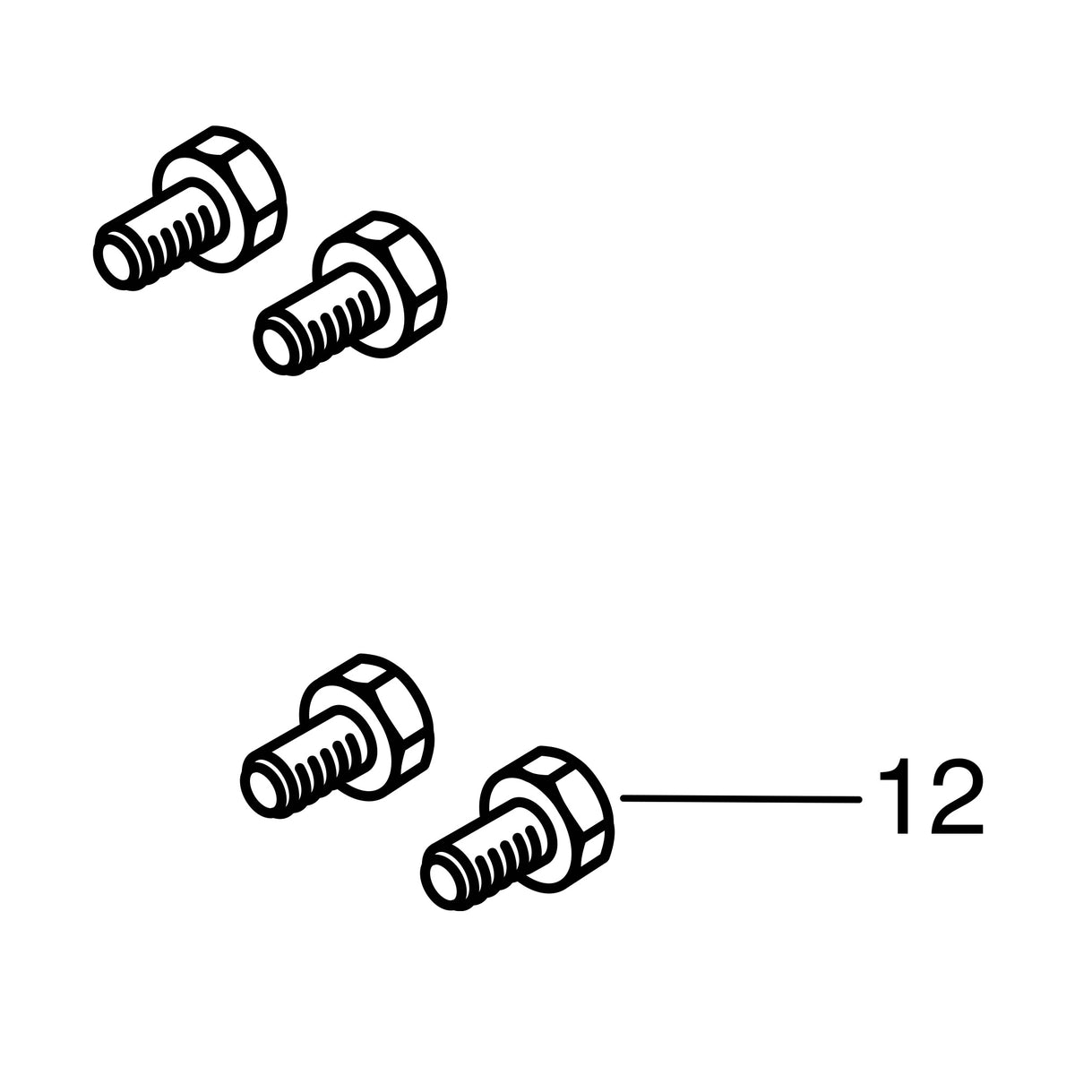1 4 28 x 1 2 bolt