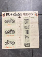Load image into Gallery viewer, 1934 Indian Brochure