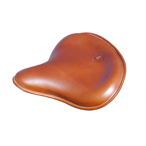 Solo Seat - Tan Plain with Rolled Edge