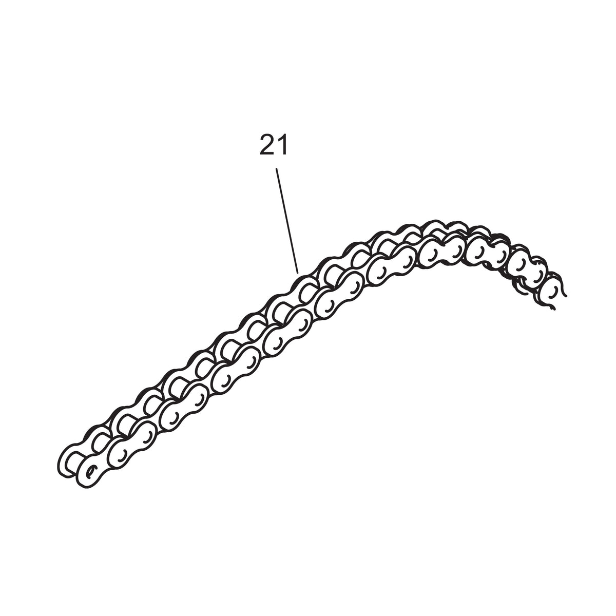 Heavy Duty Drive Chain 192239 Models Kiwi Indian