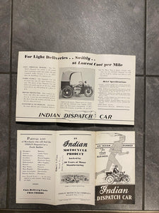 Indian Dispatch Car Brochure