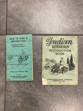 Load image into Gallery viewer, How To Ride a Motorcycle Booklet &amp; Indian Riders&#39; Instruction Book
