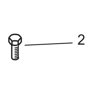 1/4-24 x 7/8" Stainless Pinch Bolt - 1944-53 Models