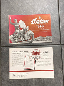 1948 Indian "348" Brochure