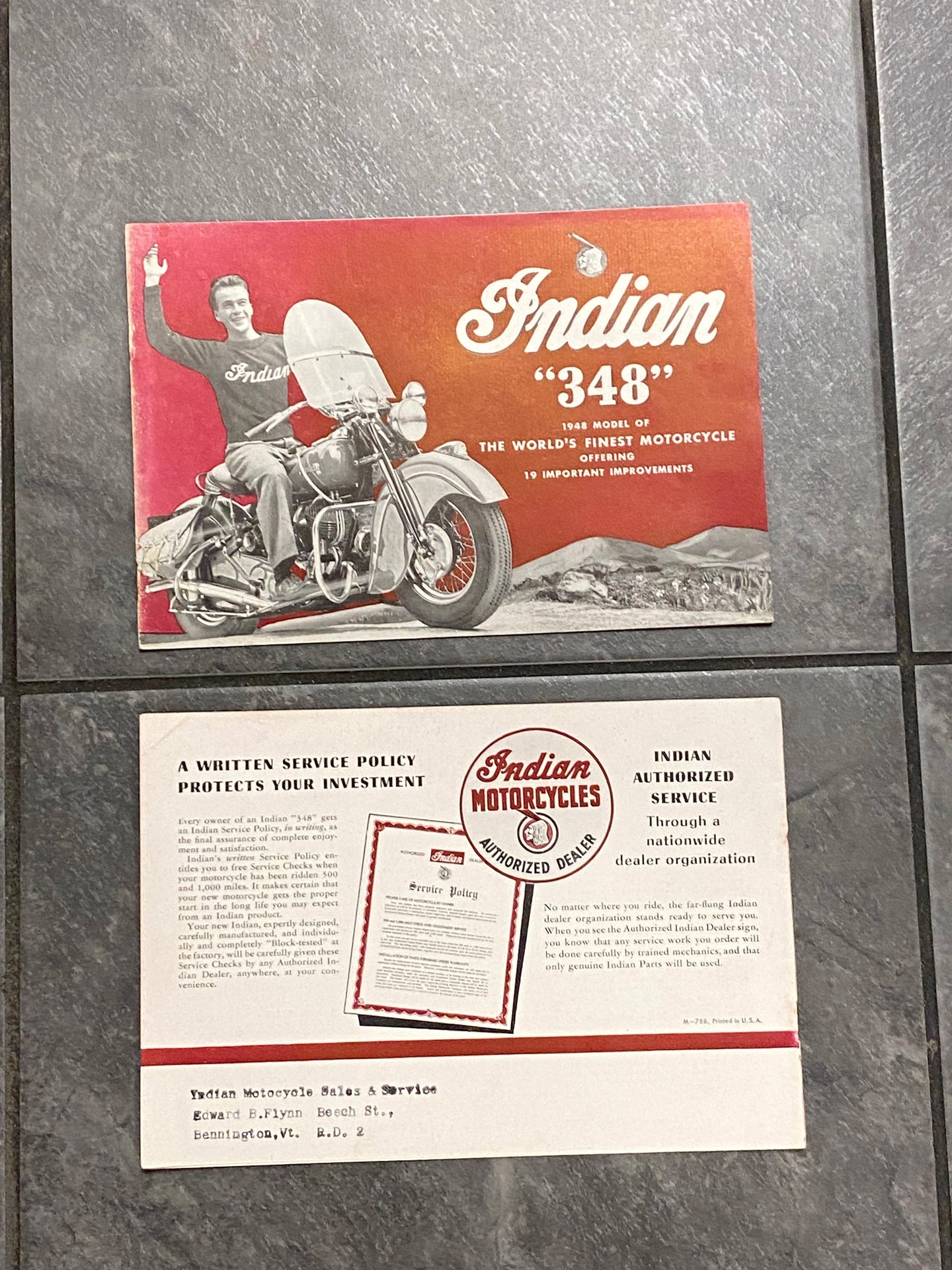 vintage indian motorcycles ads