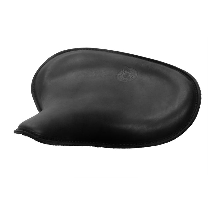 Solo Seat - Black Plain with Raw Edge