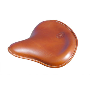Solo Seat - Tan with Fringe and Rolled Edge