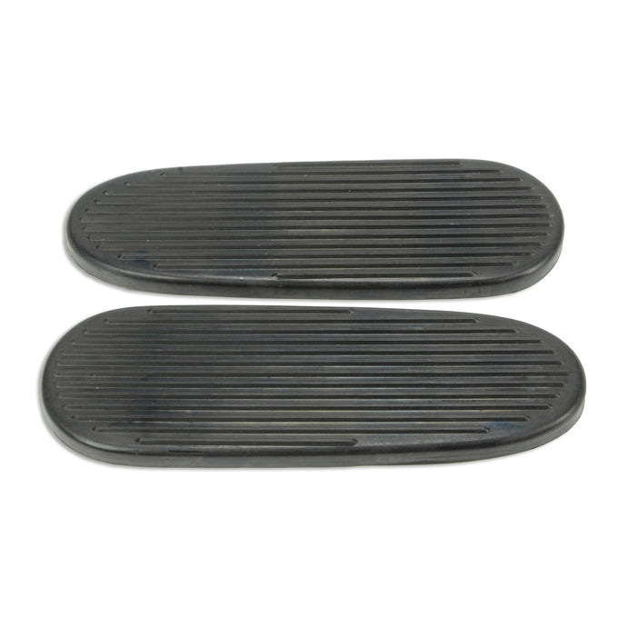 Rubber Covered Footboards - Pair