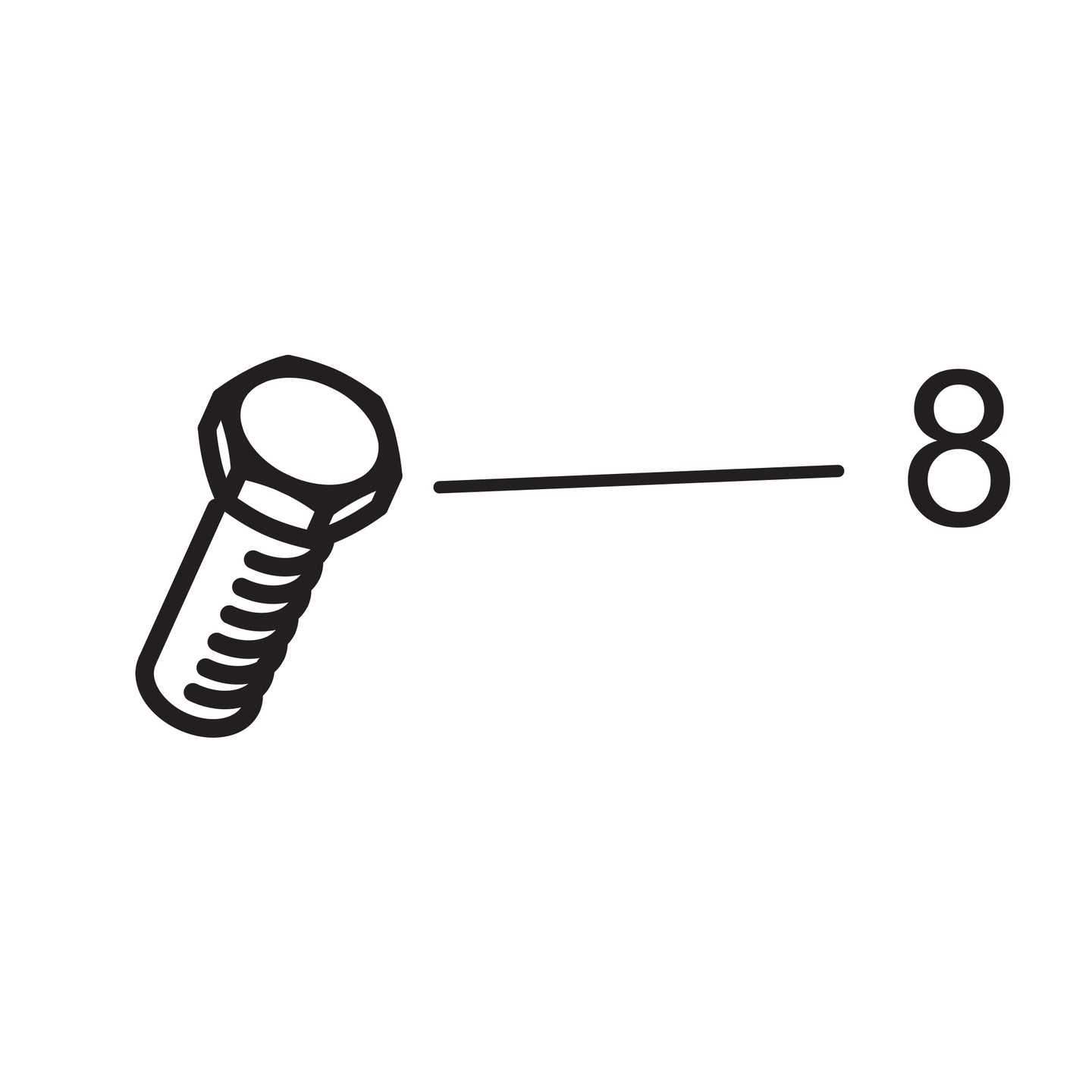 Bolt - Tappet Adjustment