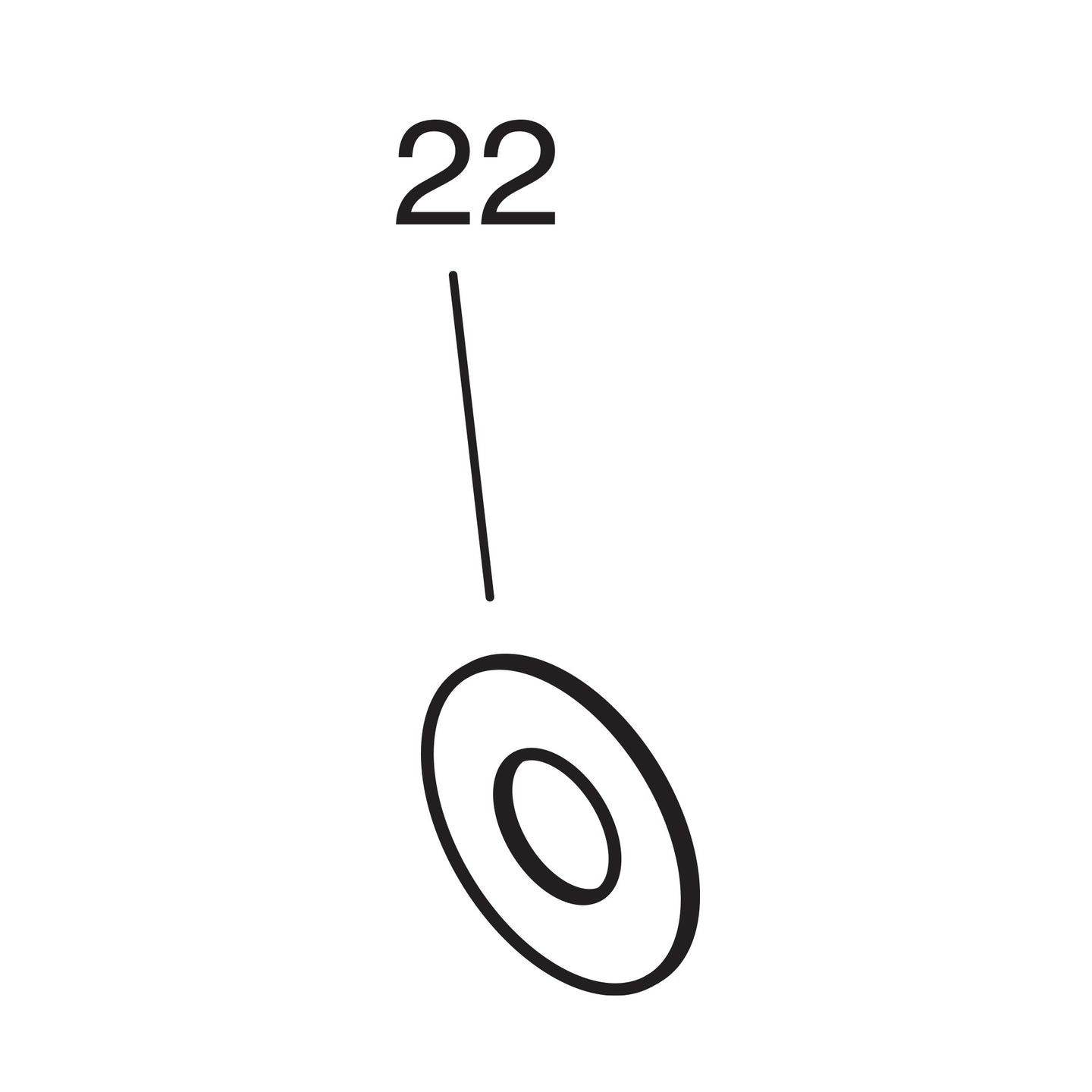 Kickstart Ratchet Gear Nut Lock Washer