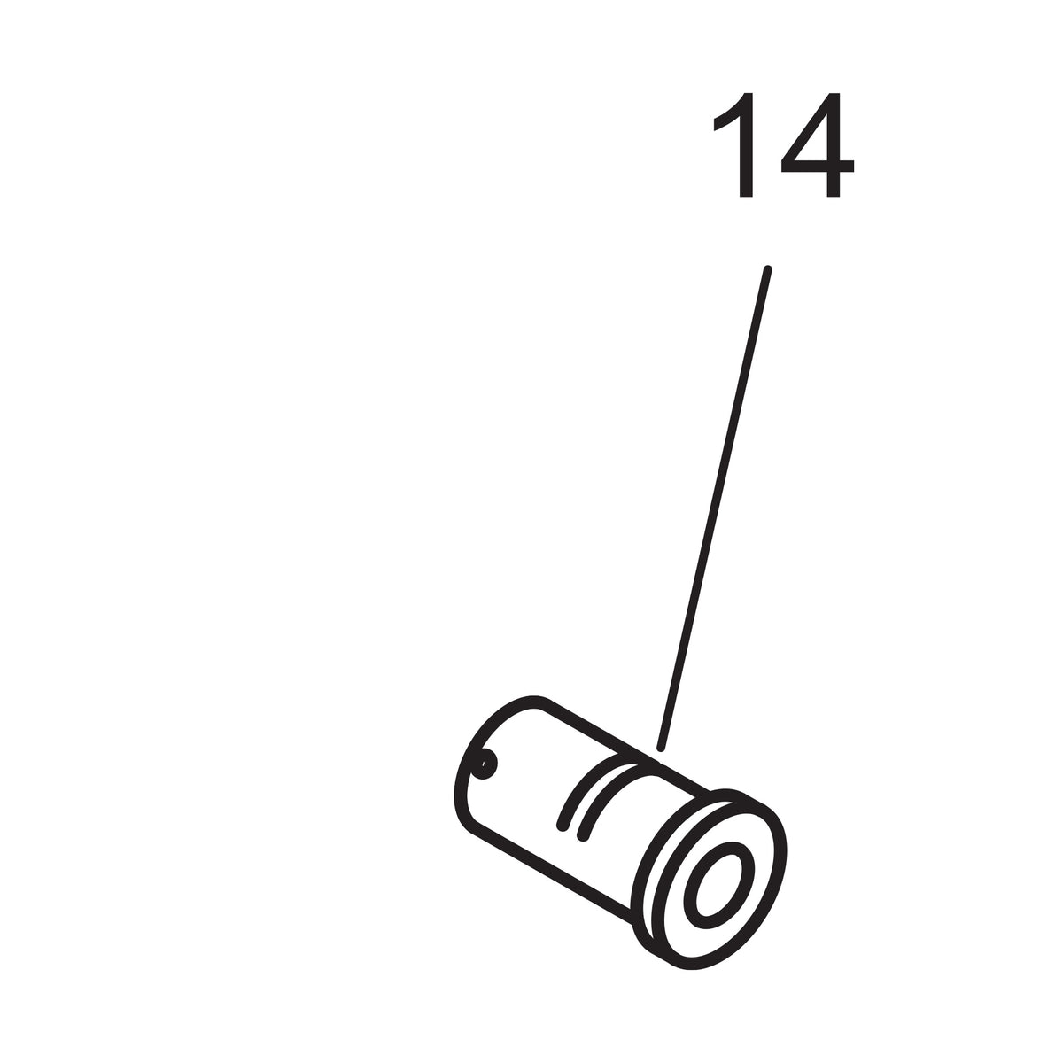 Knurled Pin - Rocker to Link Arm – Kiwi Indian