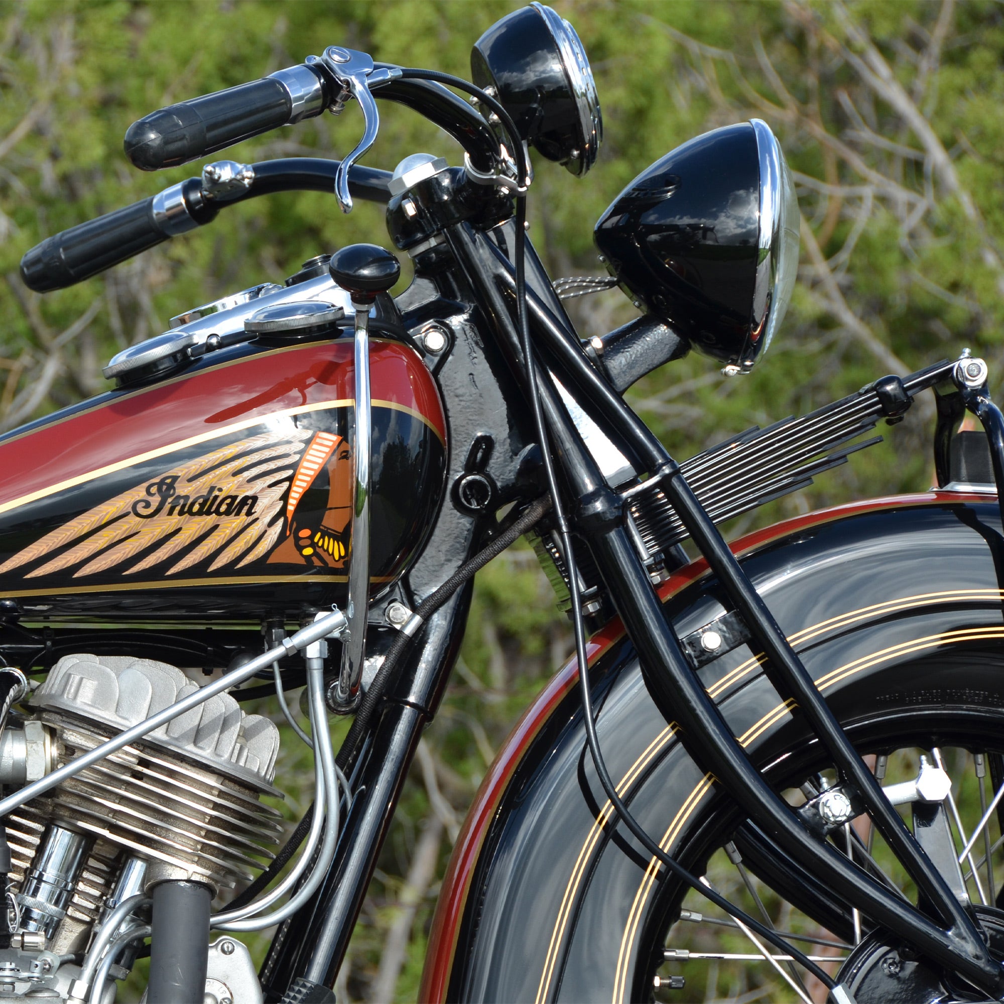 Indian Motorcycle × HEADLIGHT オールインワン Motolamp Head Light - 1937-47 Models – Kiwi Indian