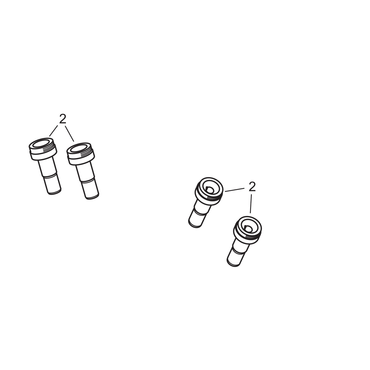 Pushrod Guide .005" Oversize Kiwi Indian