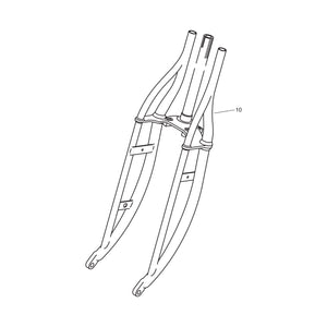 Reproduction Forks - 1940-45 Skirted Fender Models